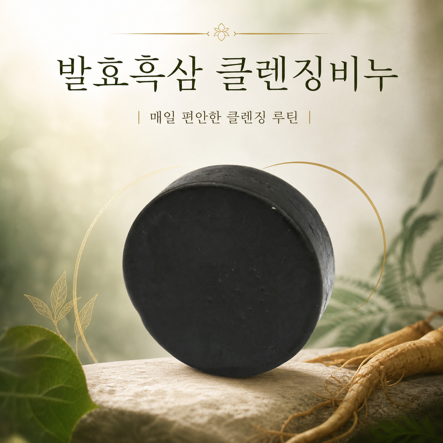 발효흑삼 클렌징비누 90g